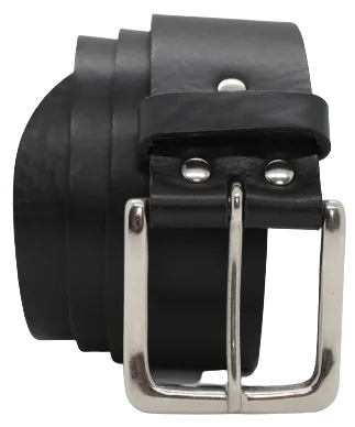 2 Inch Black Jean Belt
