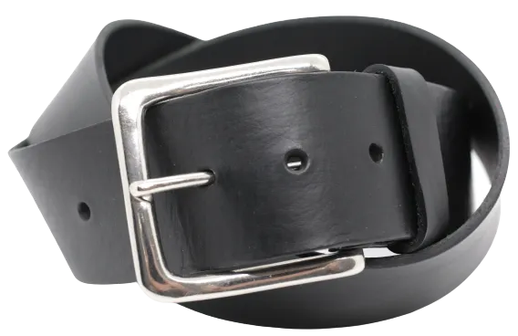 2 Inch Black Jean Belt