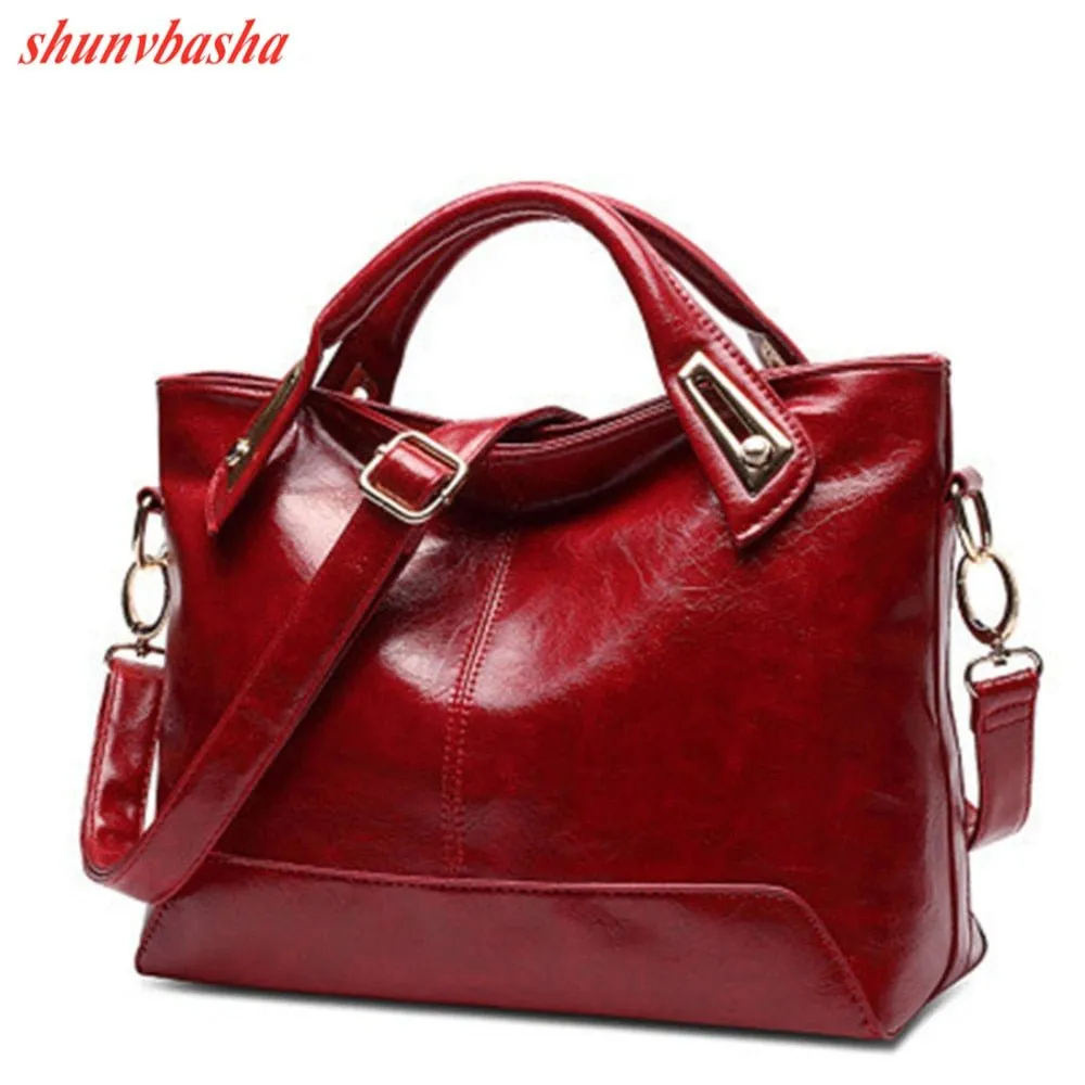 2021 Neu Eingetroffen 100% Echtes Leder Frauen Handtasche Kreuz-Abschnitt Tragbare Schulter  Tasche Mode Vintage Messenger