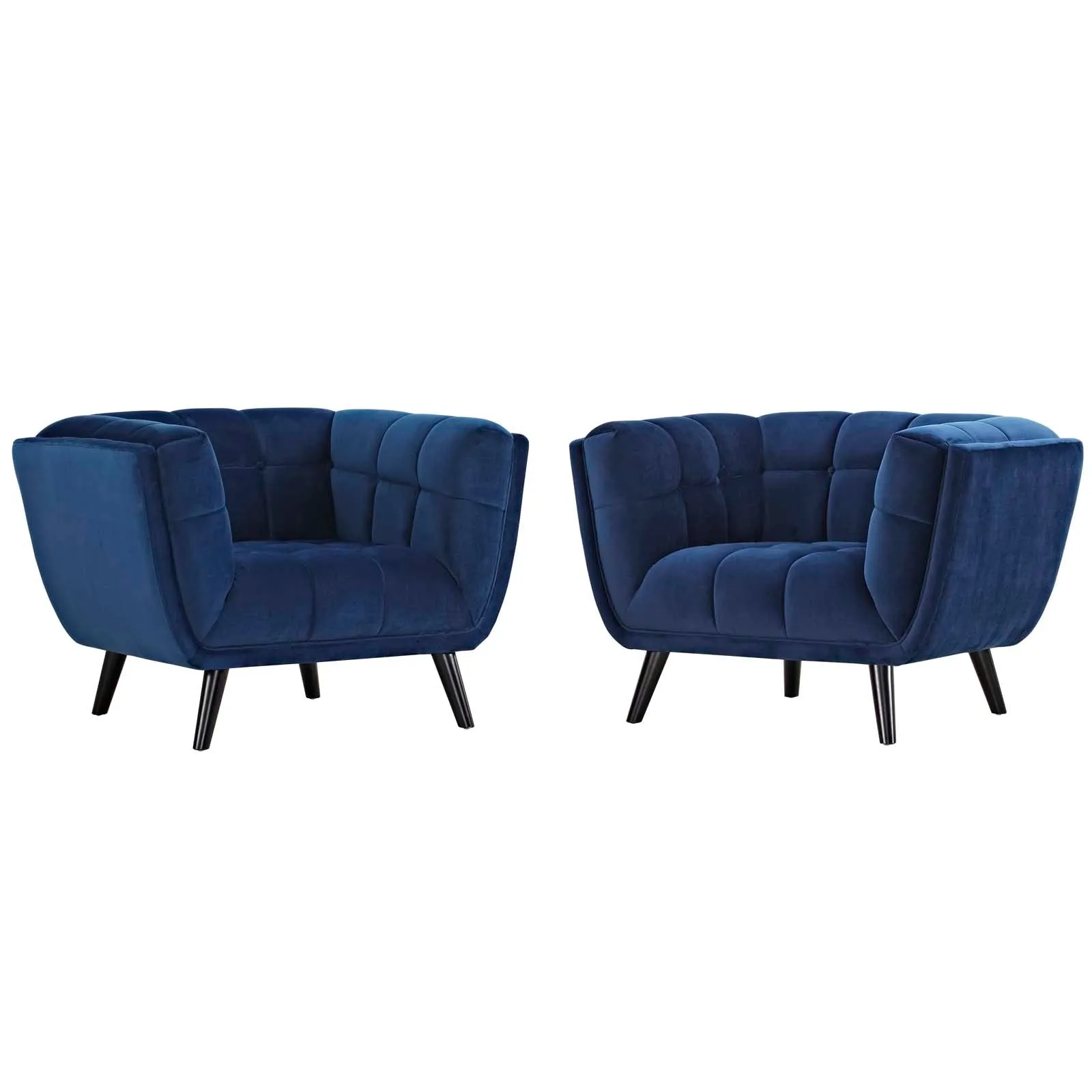 Bestow 2 Piece Velvet Armchair Set