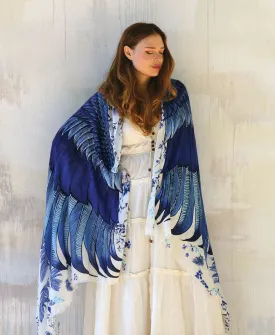 Blue Wings Shawl