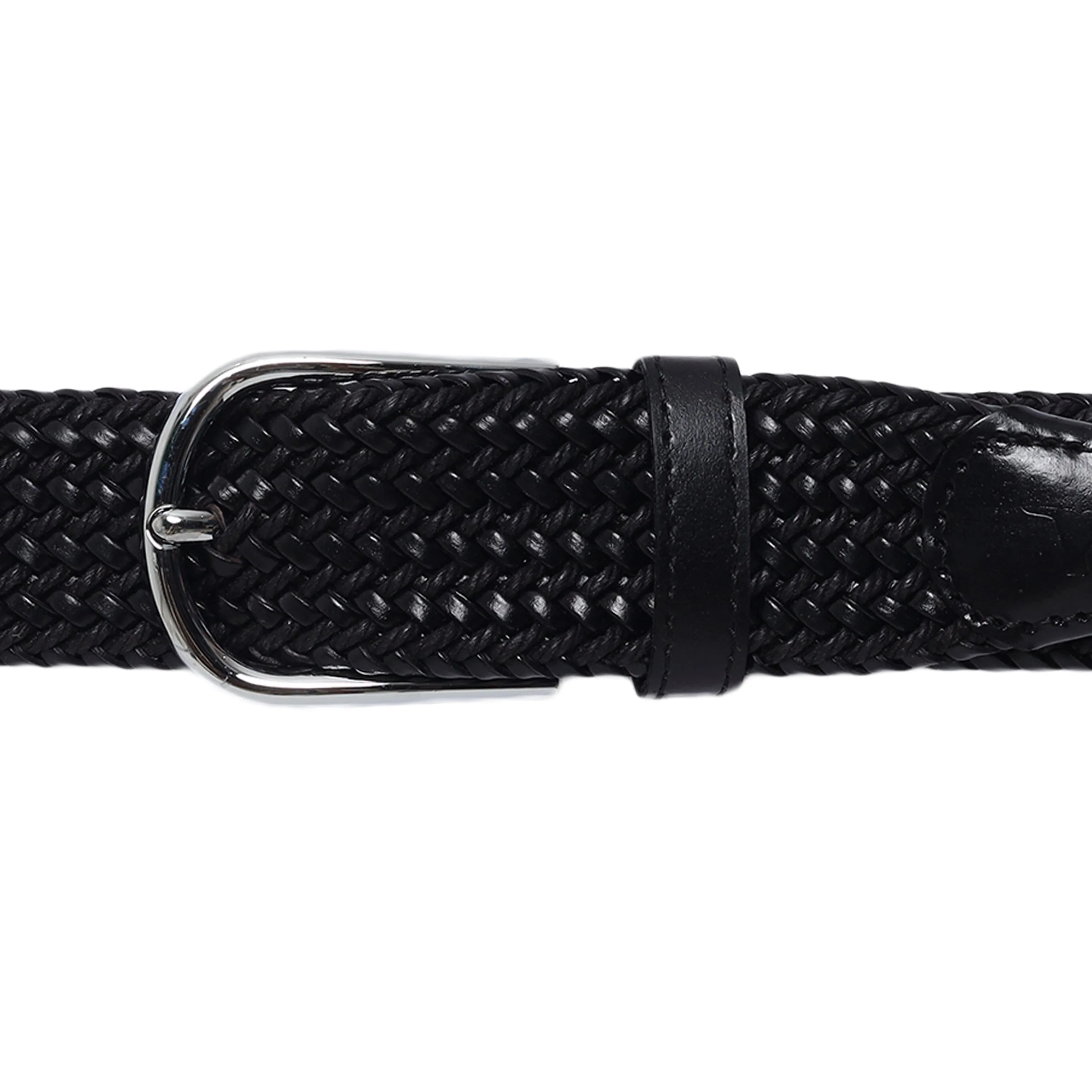 Bulchee Men's Cord and Leather Woven Belt BUL2225/26B