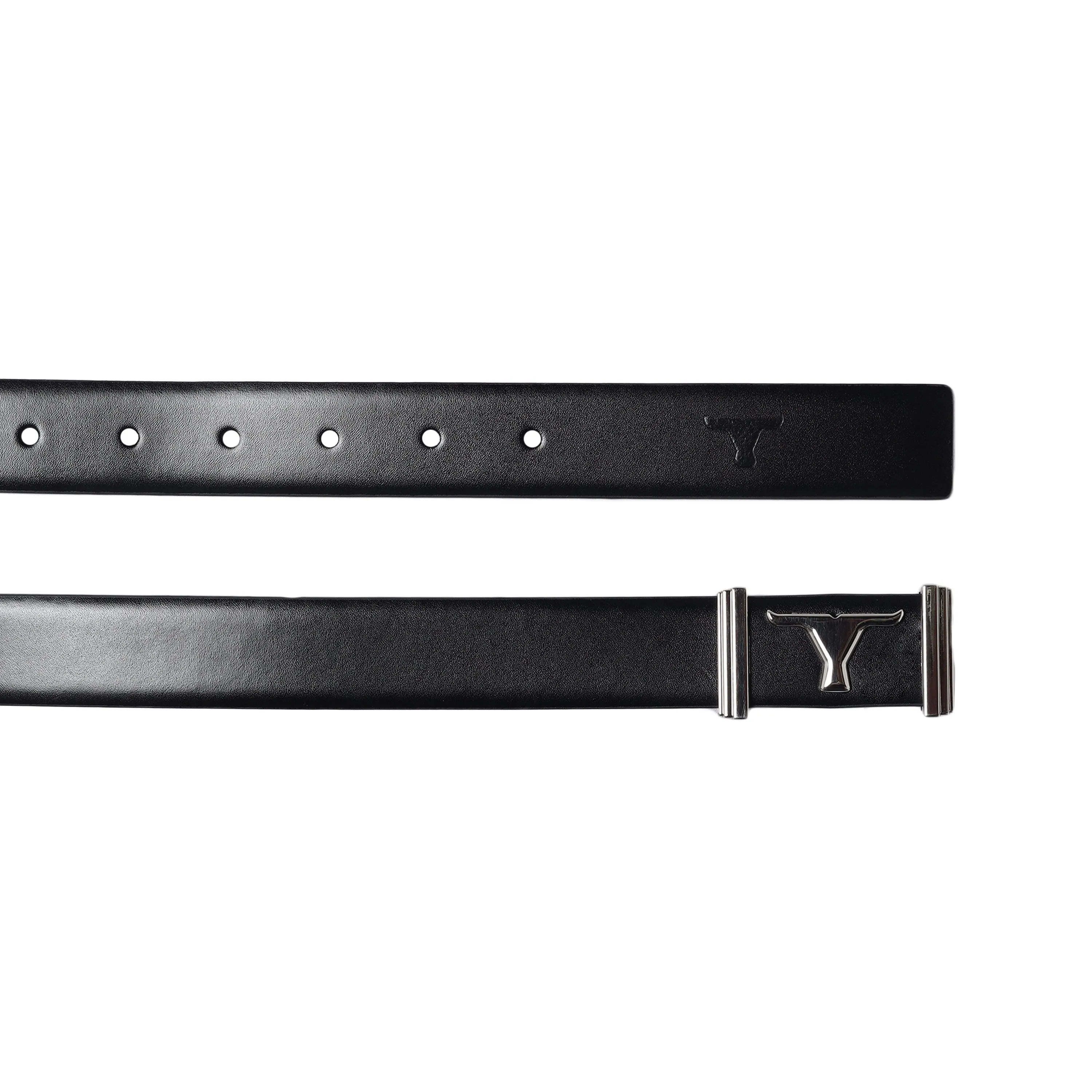 Bulchee Men's Genuine Leather Flat Buckle Belt (Formal) BUL2201/02B