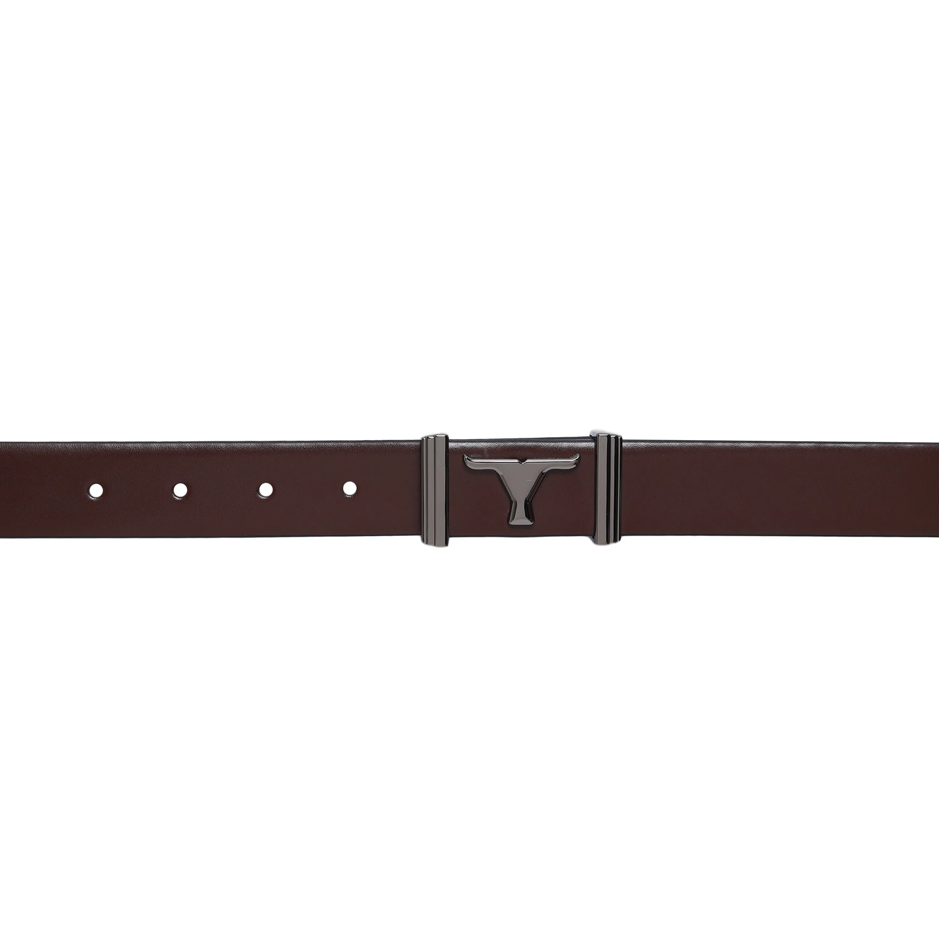 Bulchee Men's Genuine Leather Flat Buckle Belt (Formal) BUL2201/02B