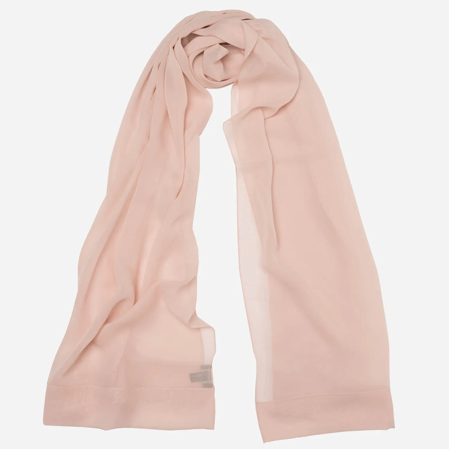 Carmen - Silk Scarf/Shawl - Blush Pink