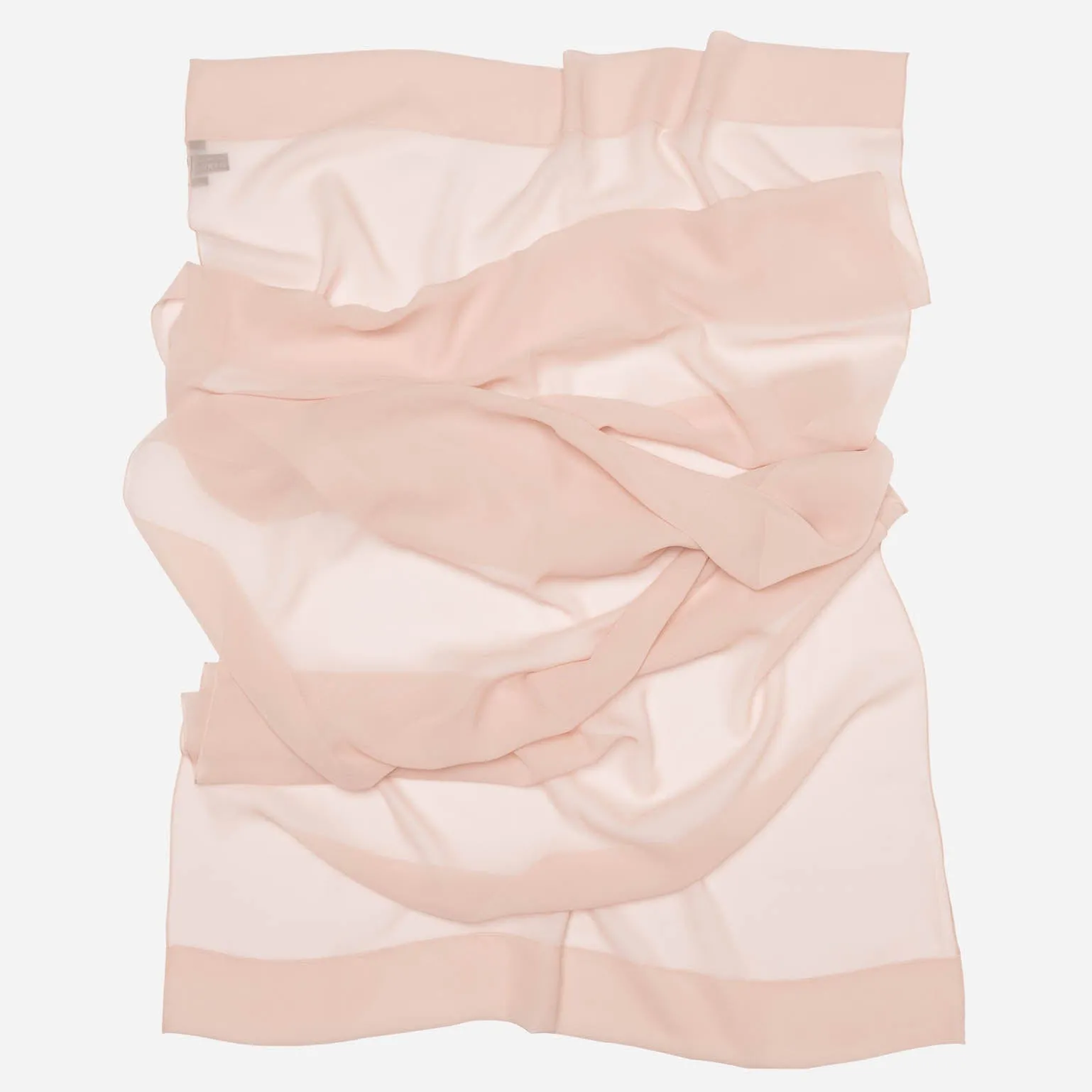 Carmen - Silk Scarf/Shawl - Blush Pink