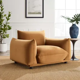 Copious Performance Velvet Armchair by Modway