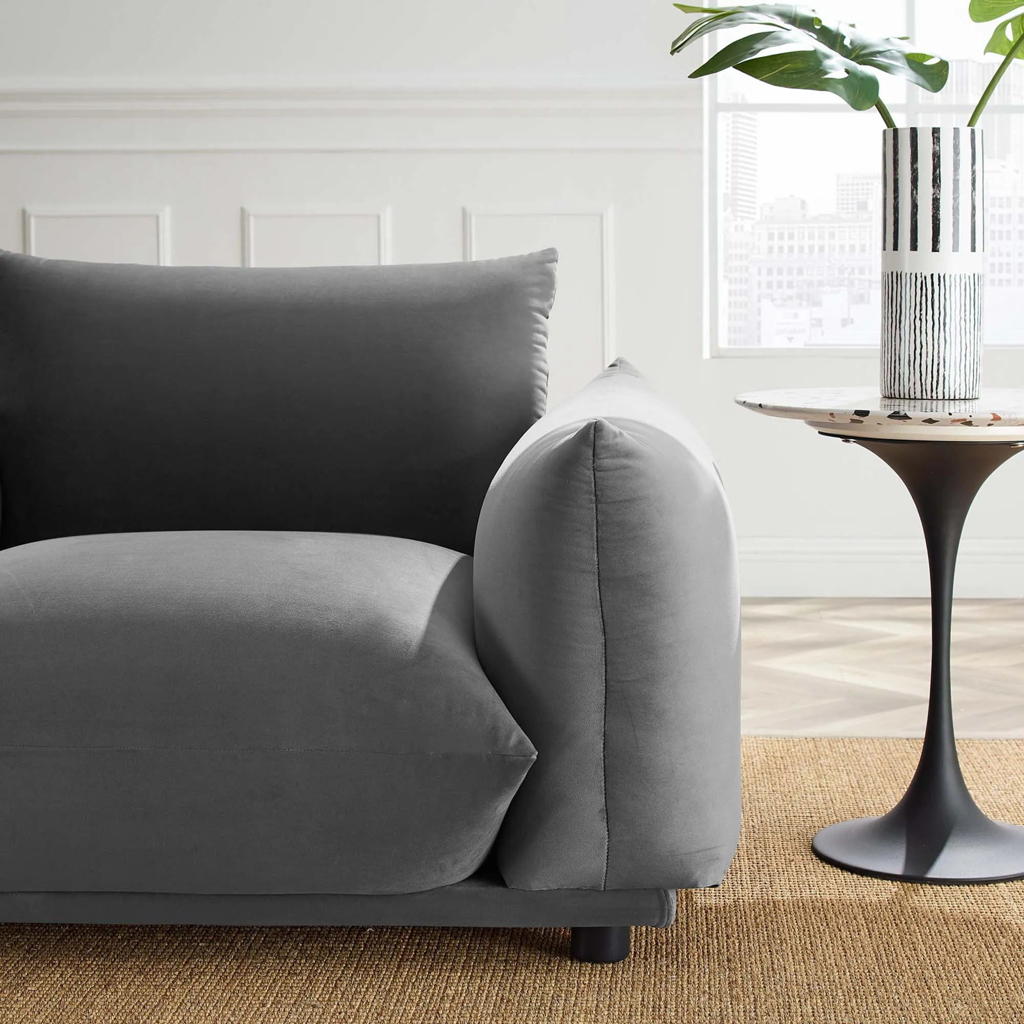 Copious Performance Velvet Armchair by Modway