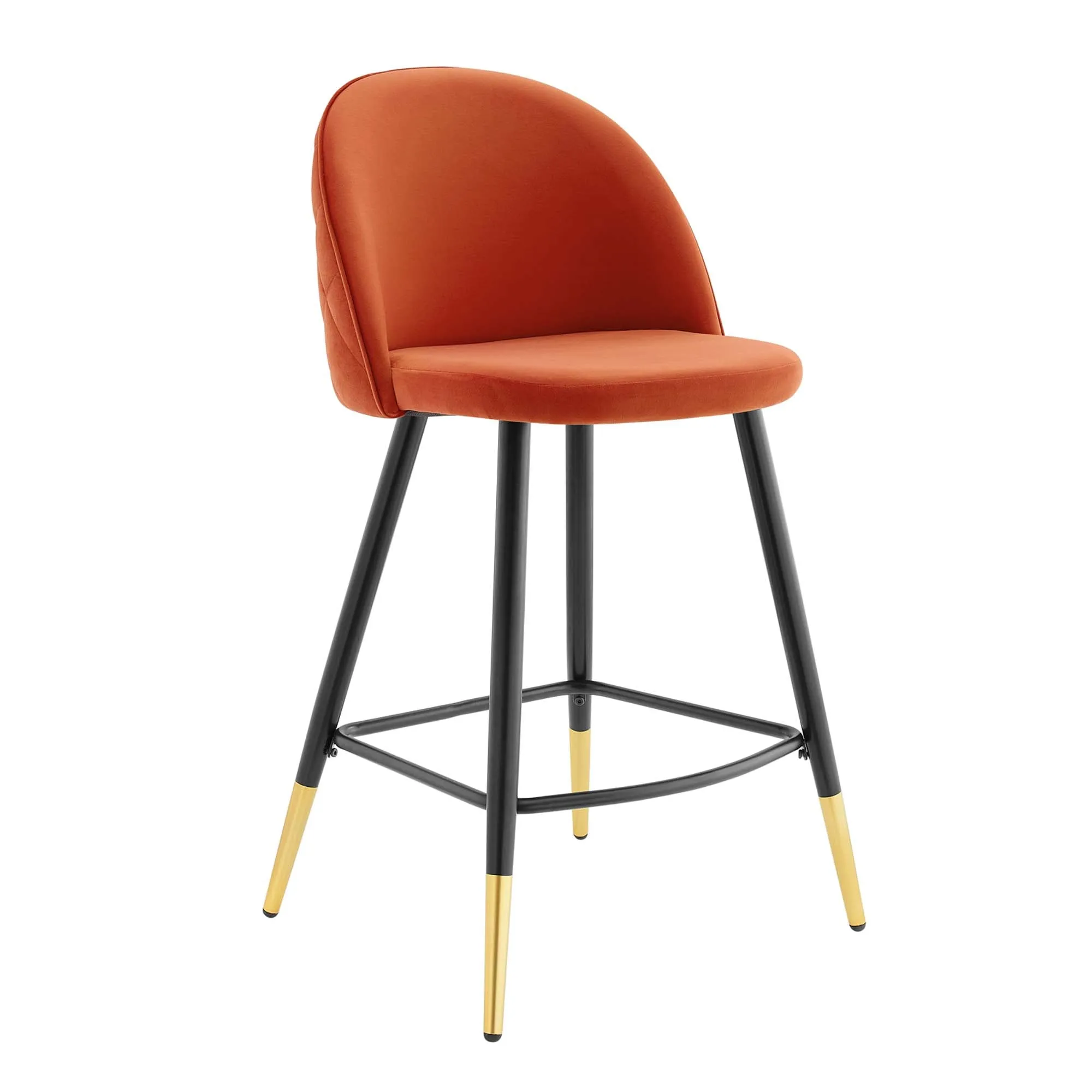 Cordial Performance Velvet Counter Stools Set of 2 by Modway