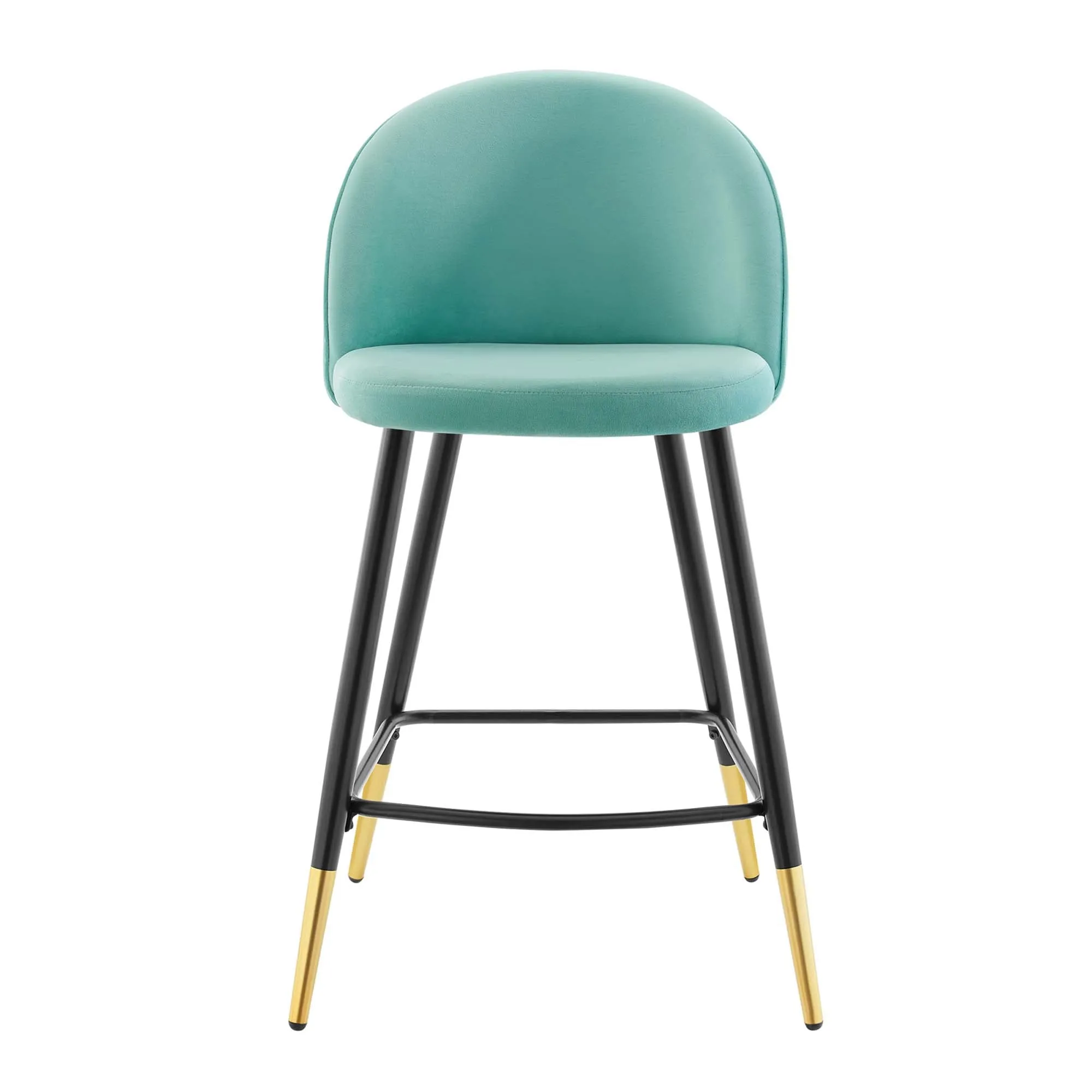 Cordial Performance Velvet Counter Stools Set of 2 by Modway