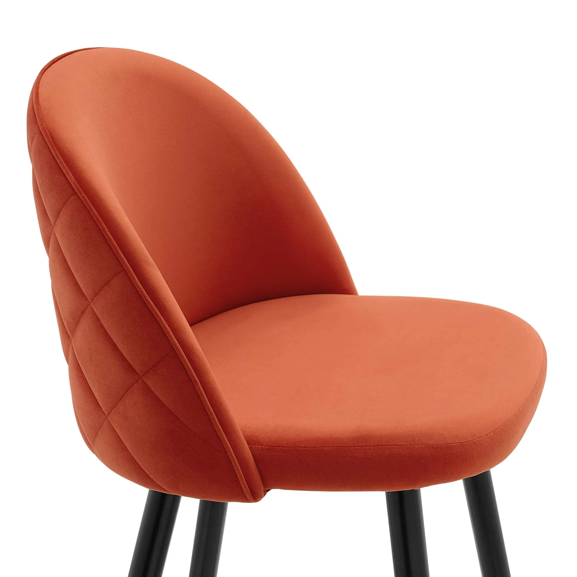 Cordial Performance Velvet Counter Stools Set of 2 by Modway