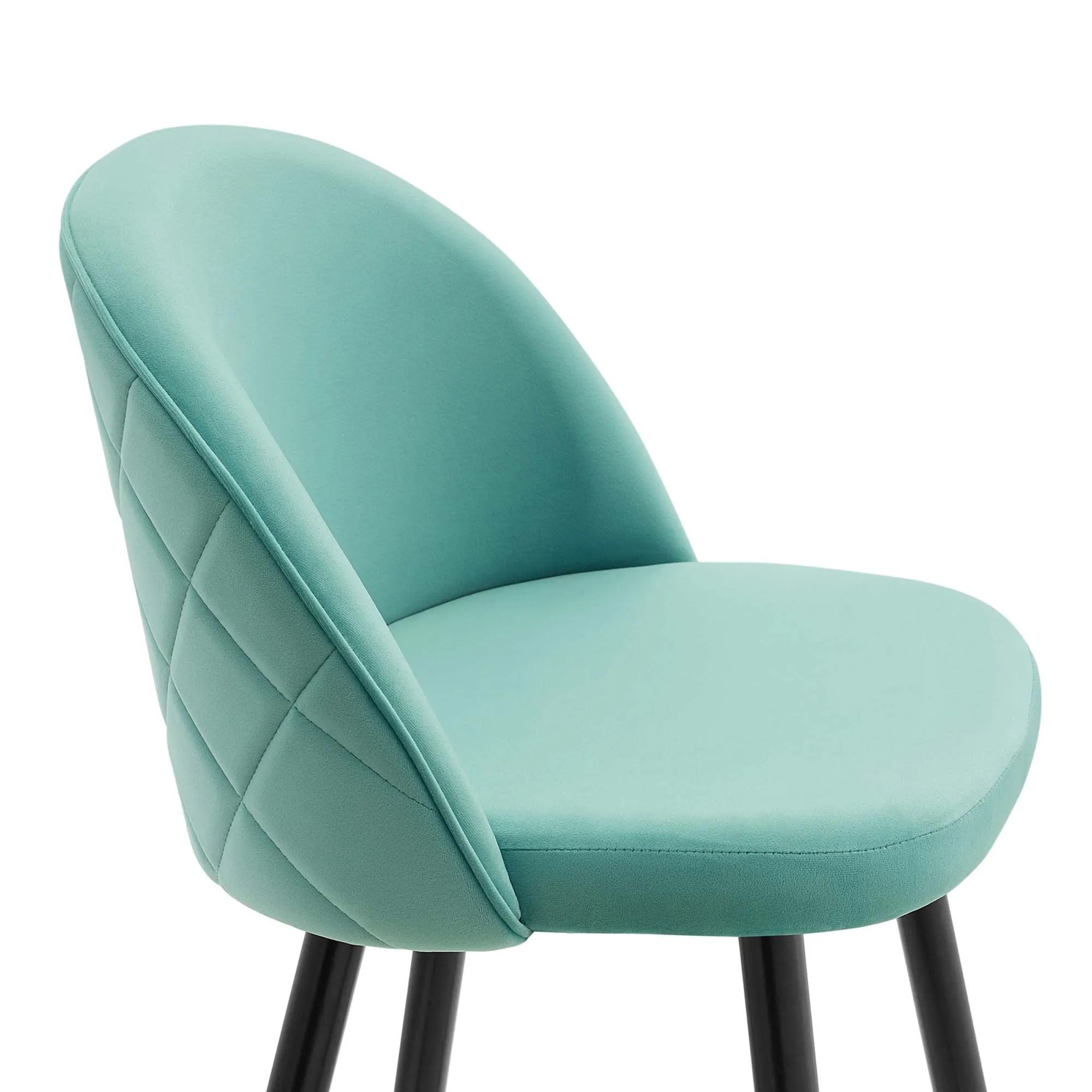Cordial Performance Velvet Counter Stools Set of 2 by Modway
