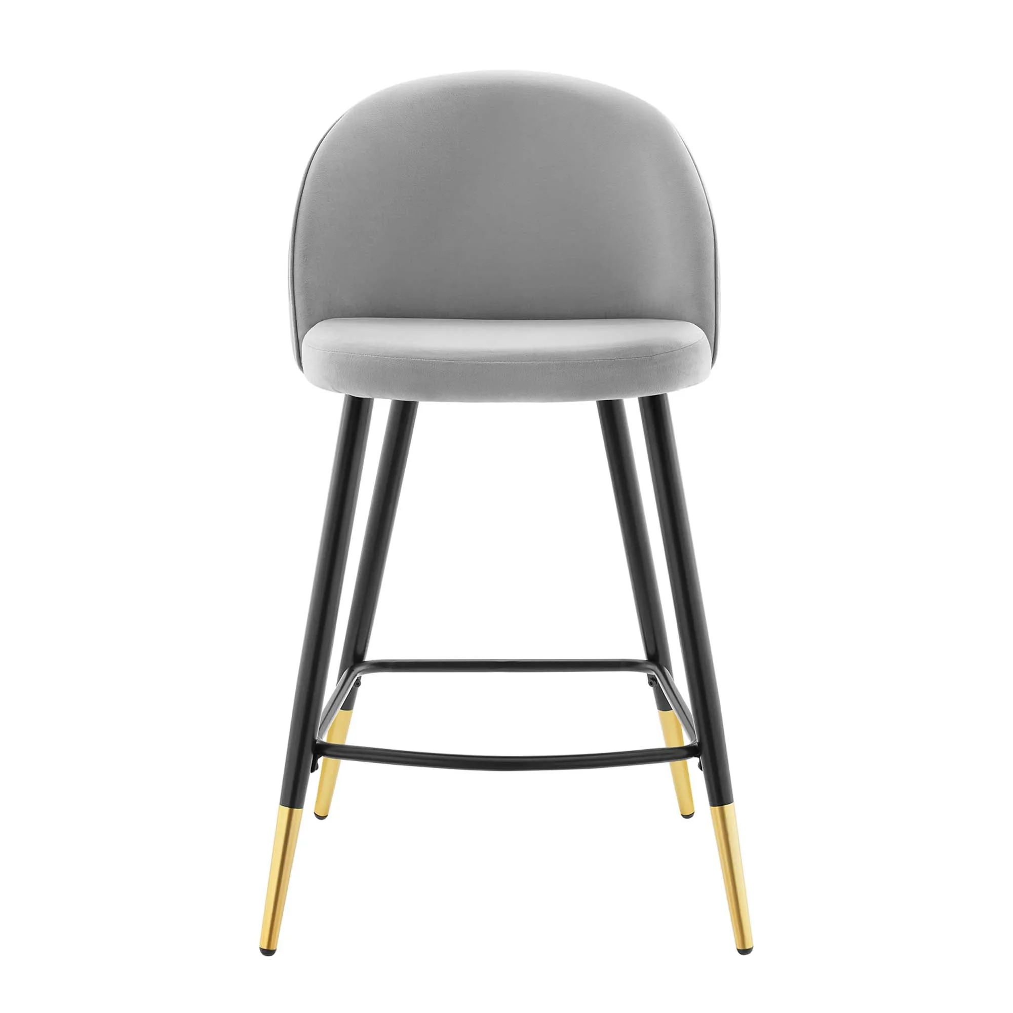 Cordial Performance Velvet Counter Stools Set of 2 by Modway