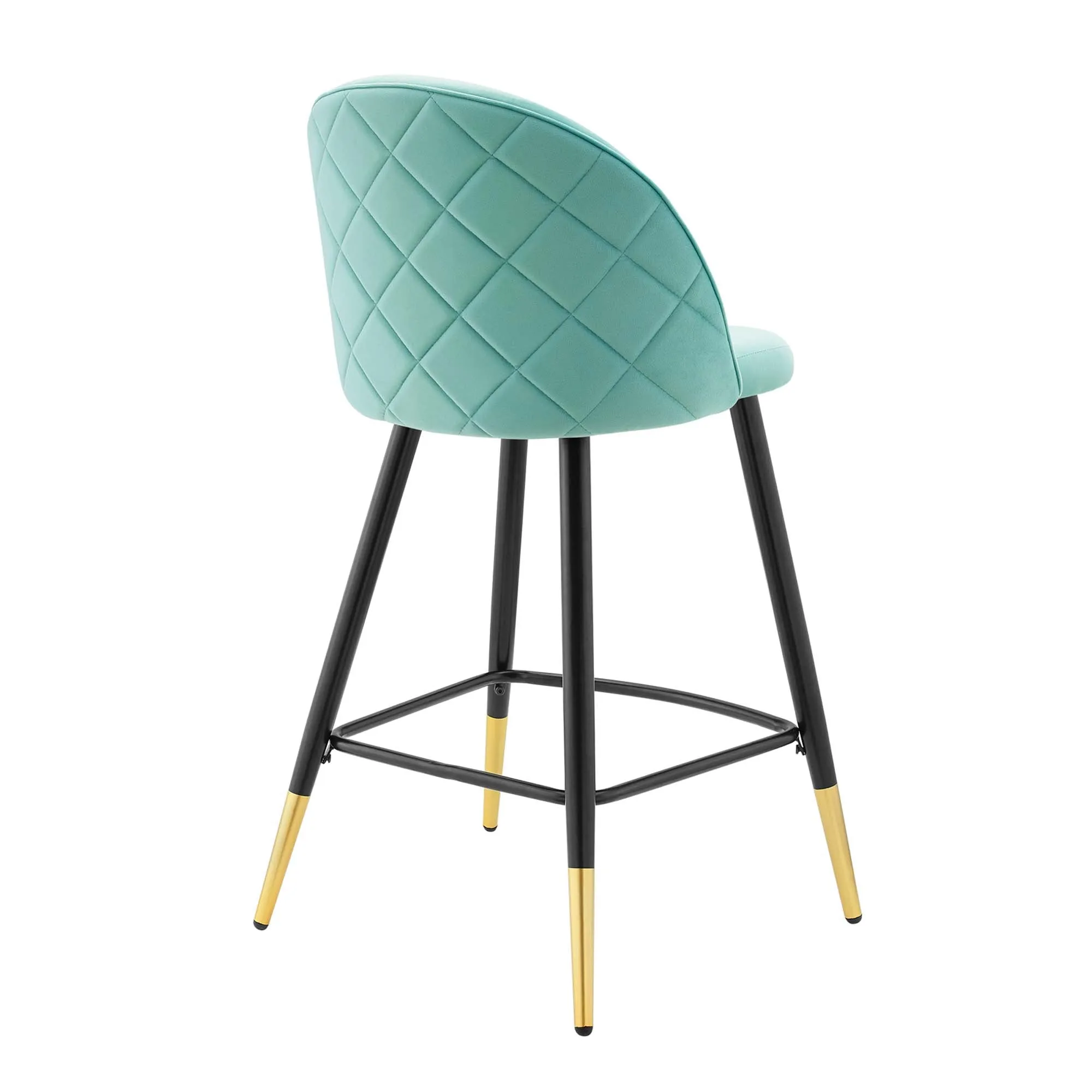 Cordial Performance Velvet Counter Stools Set of 2 by Modway