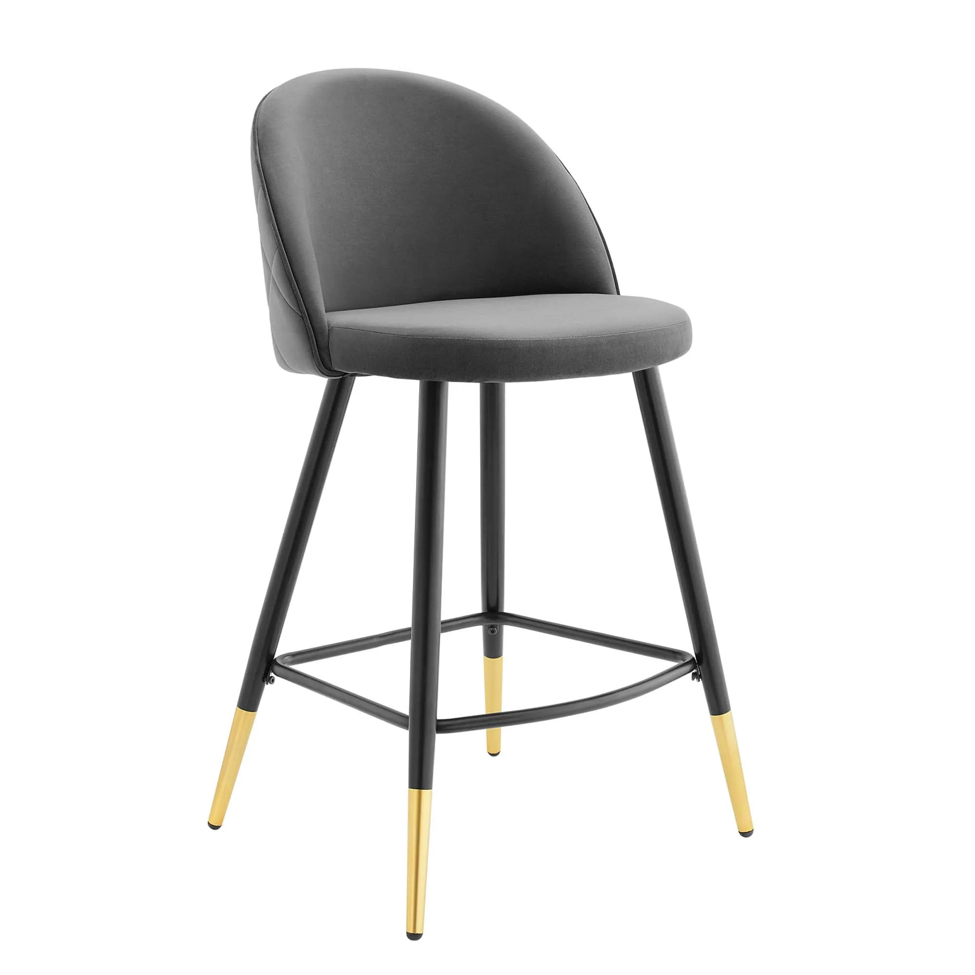 Cordial Performance Velvet Counter Stools Set of 2 by Modway