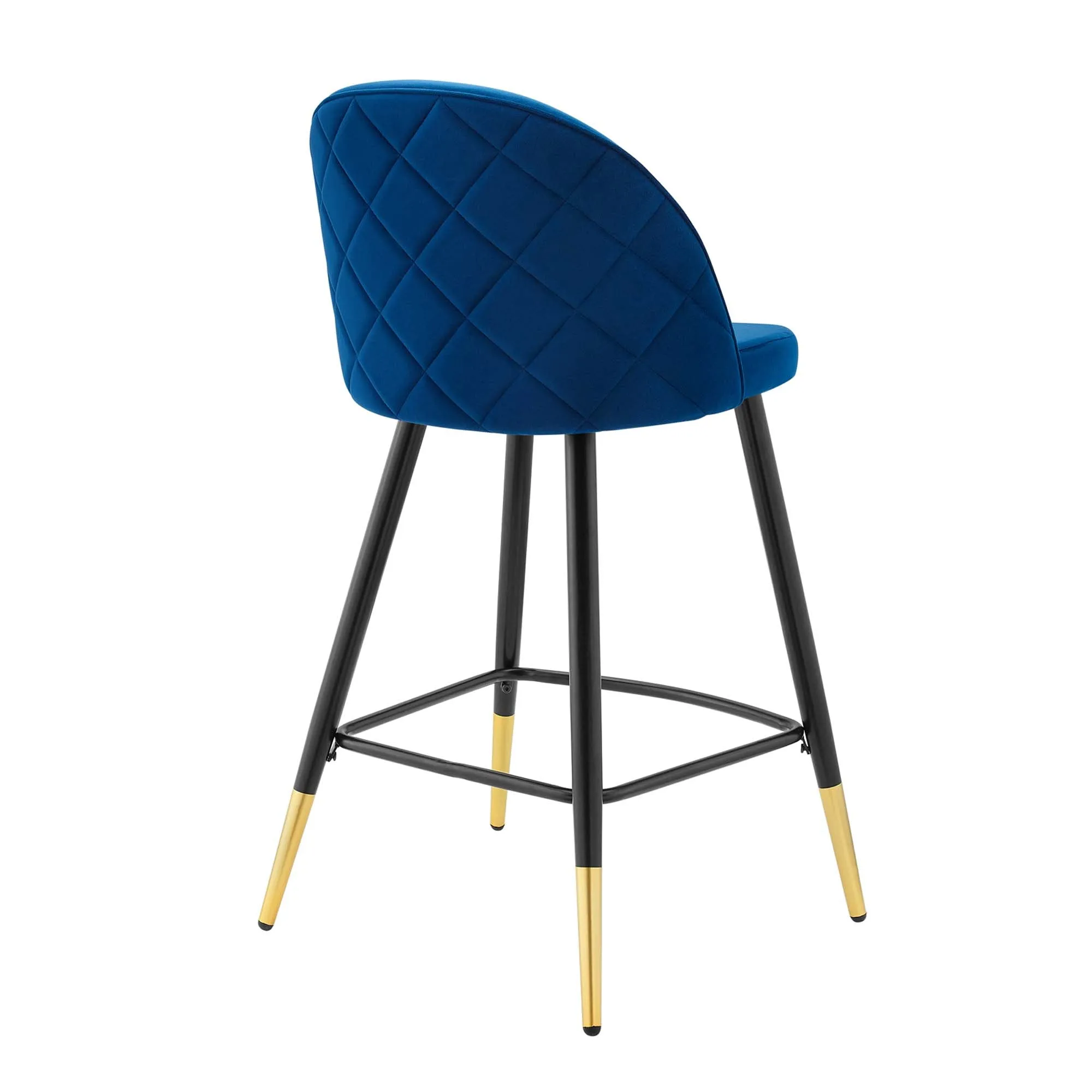 Cordial Performance Velvet Counter Stools Set of 2 by Modway