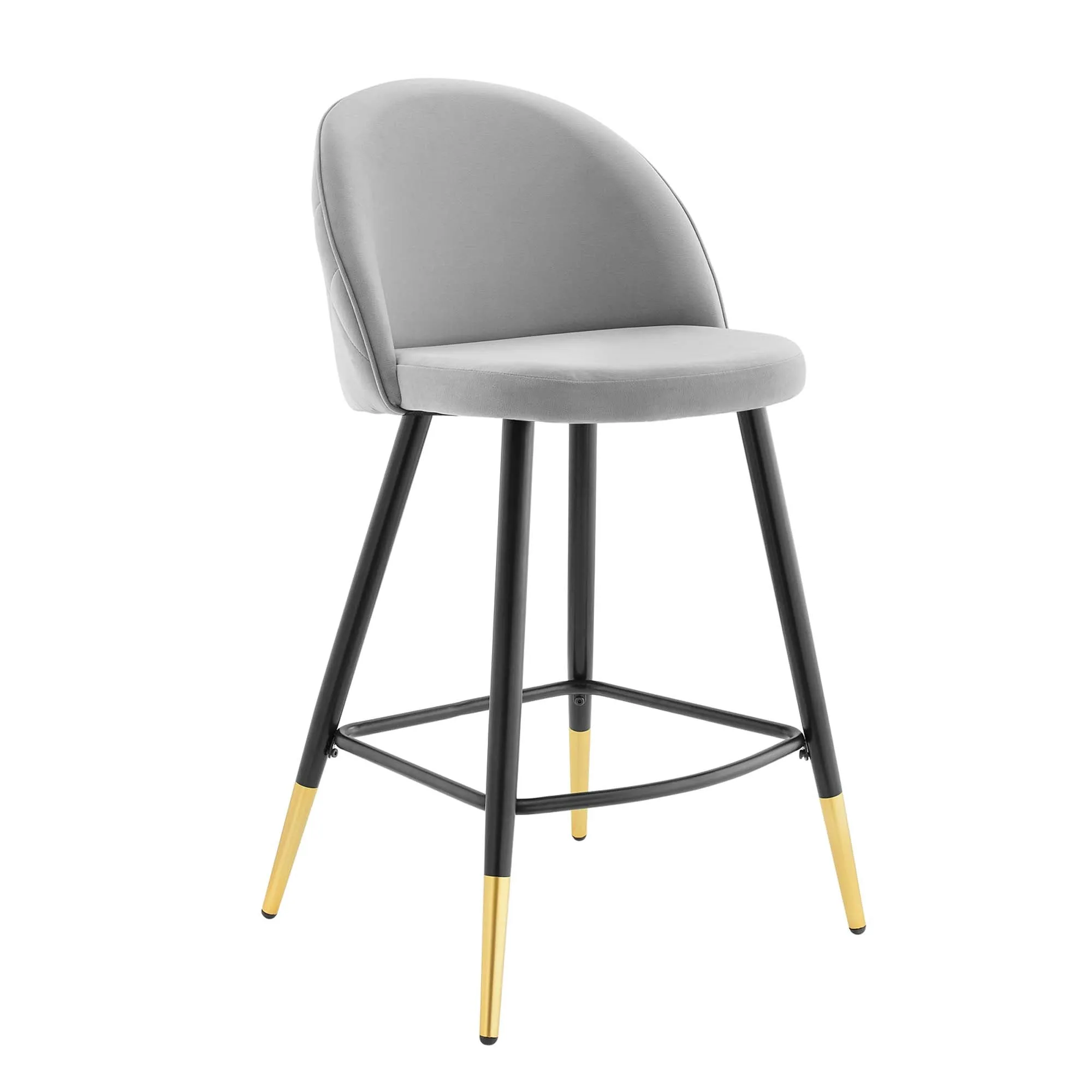 Cordial Performance Velvet Counter Stools Set of 2 by Modway