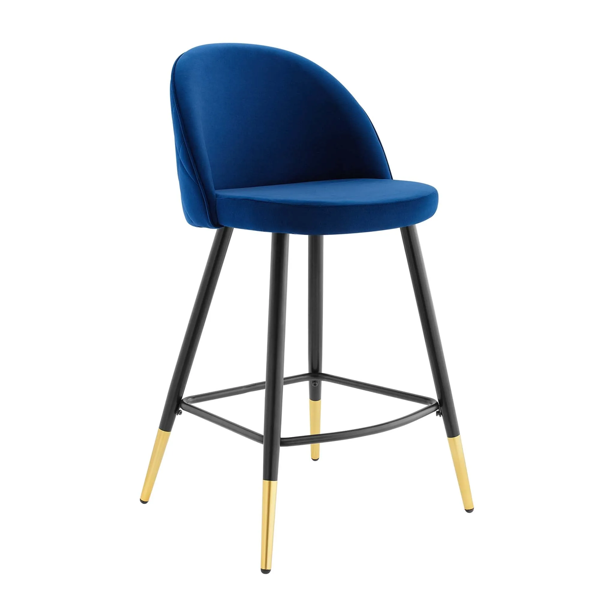 Cordial Performance Velvet Counter Stools Set of 2 by Modway