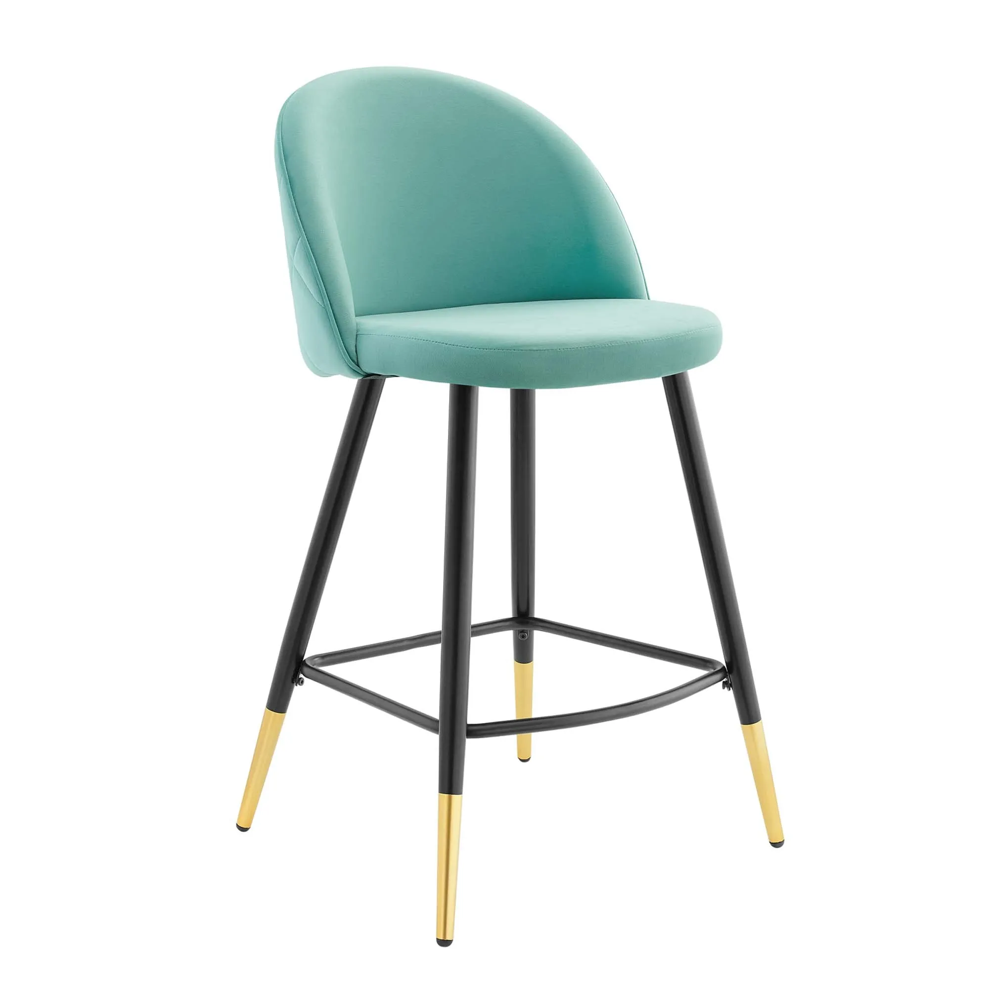 Cordial Performance Velvet Counter Stools Set of 2 by Modway