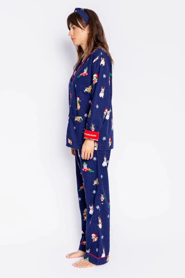 Flannel Dog PJ Set