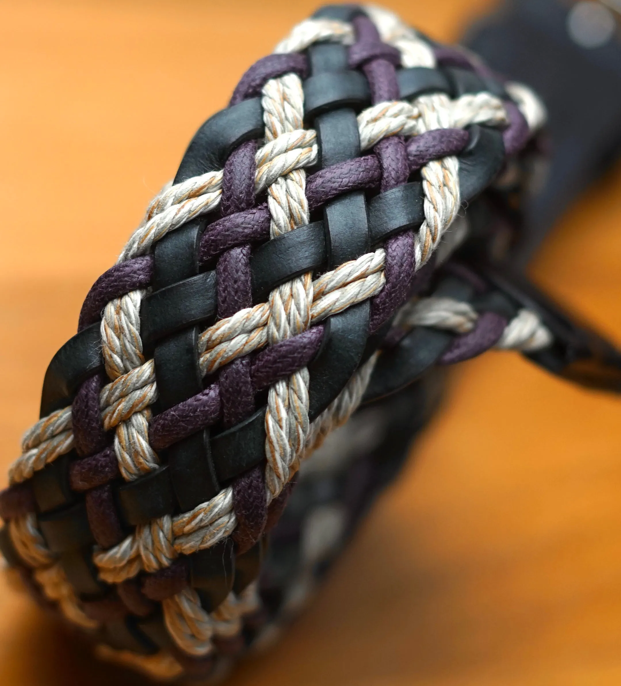 intrecciata Green 100% Leather Belt