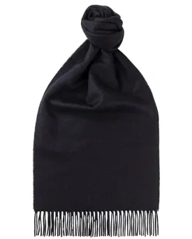 JOSHUA ELLIS CASHMERE SCARF - SOLID NAVY