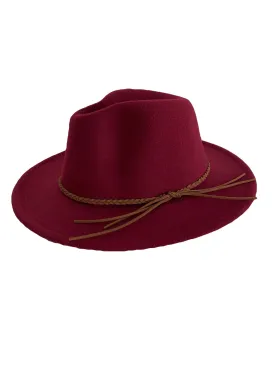 Kids Fedora - Maroon
