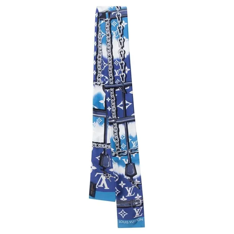 LOUIS VUITTON SILK MONOGRAM Escale Confidential Bandeau