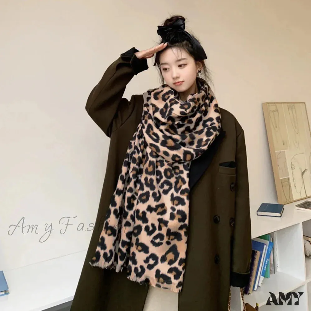 Luxury Plaid Cashmere Long Bandana Pashmina Scarf for Women