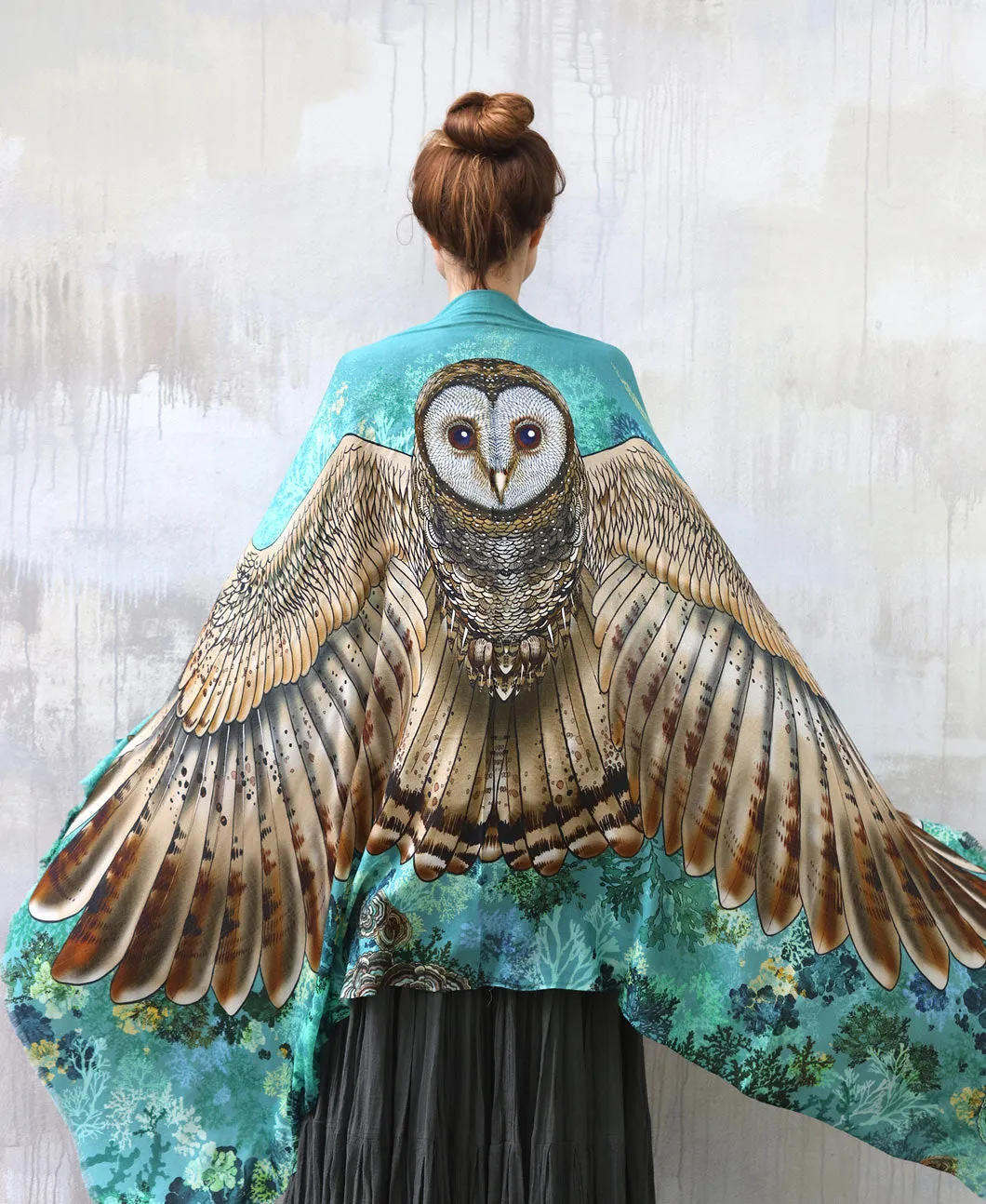 New Moon Owl Shawl