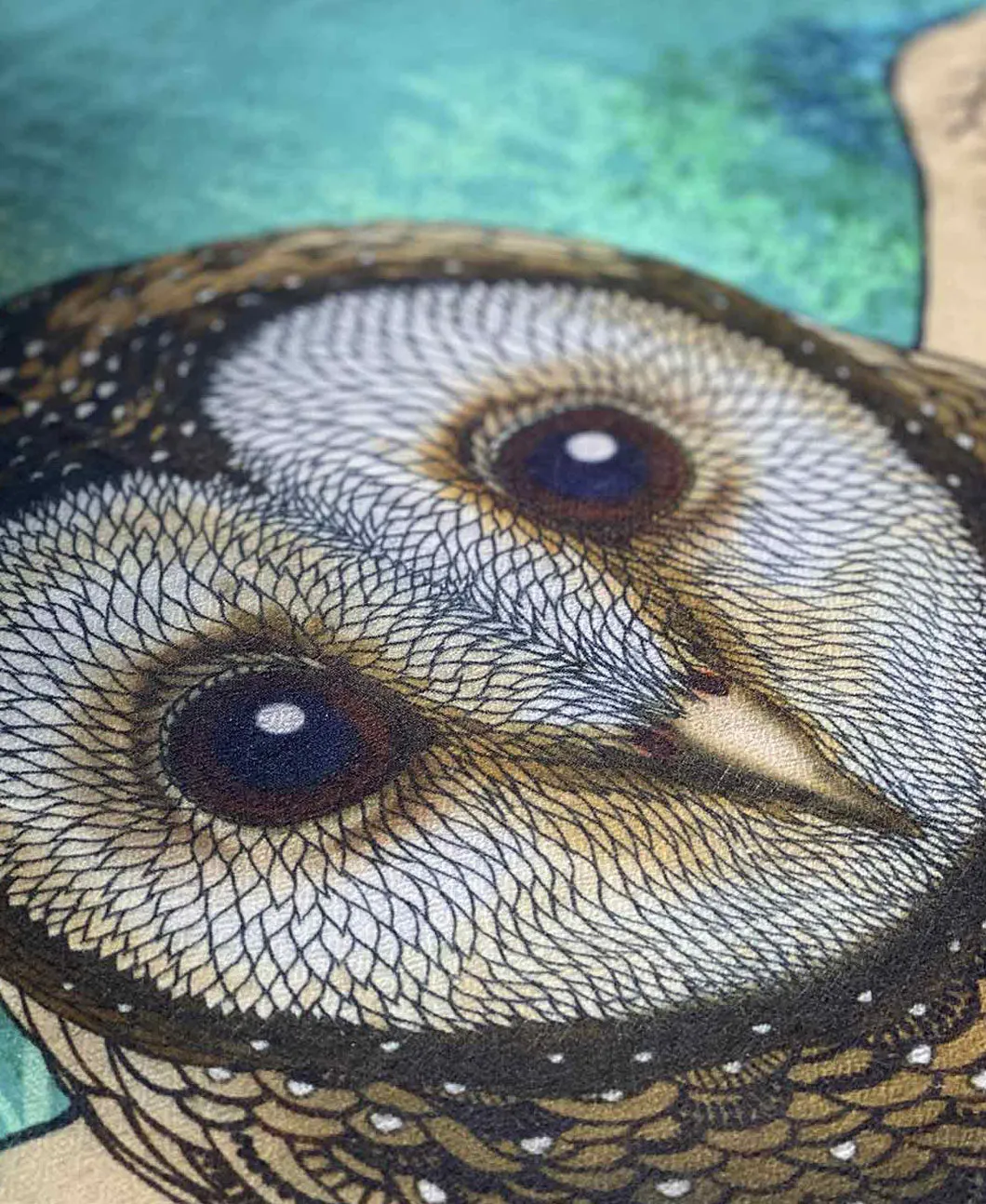 New Moon Owl Shawl