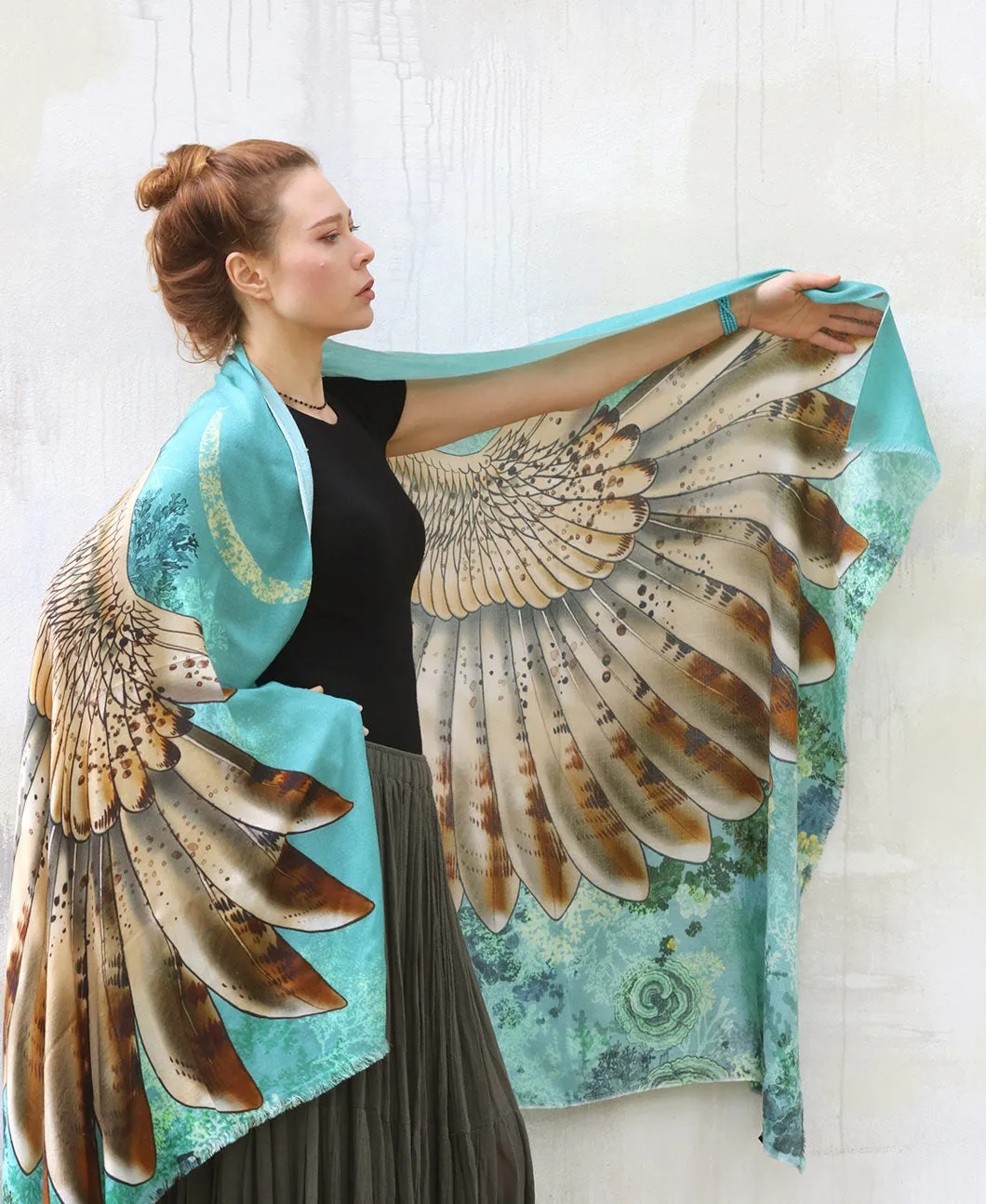 New Moon Owl Shawl