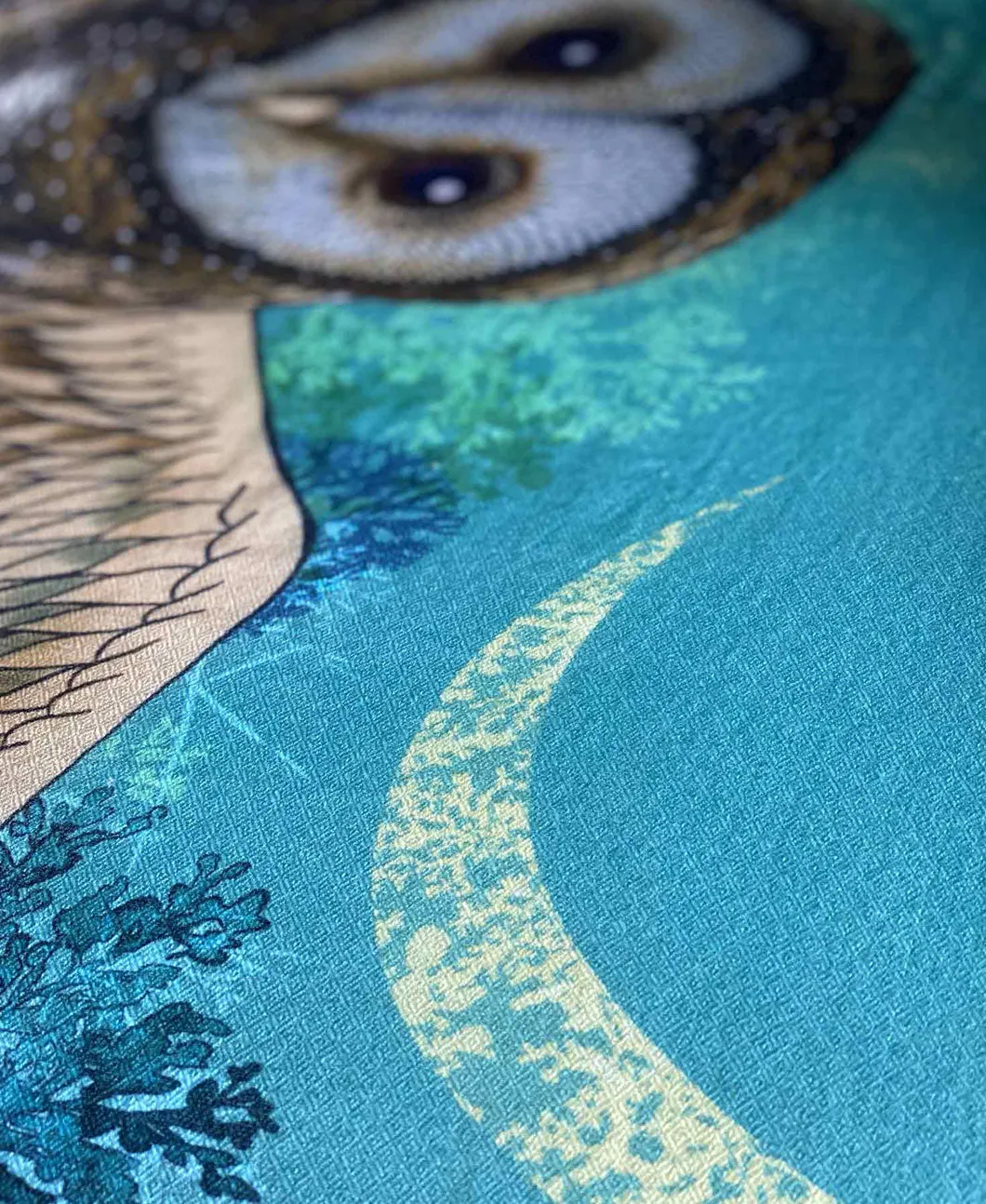 New Moon Owl Shawl