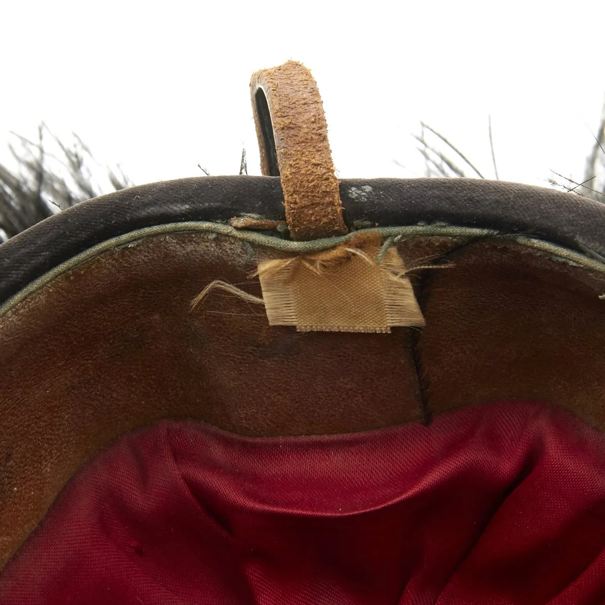 Original British Early 20th Century Scottish Regimental Feather Bonnet - Size 7 3/8