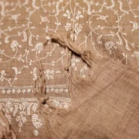 Pashmina Shawl Hand-Embroidered Floral