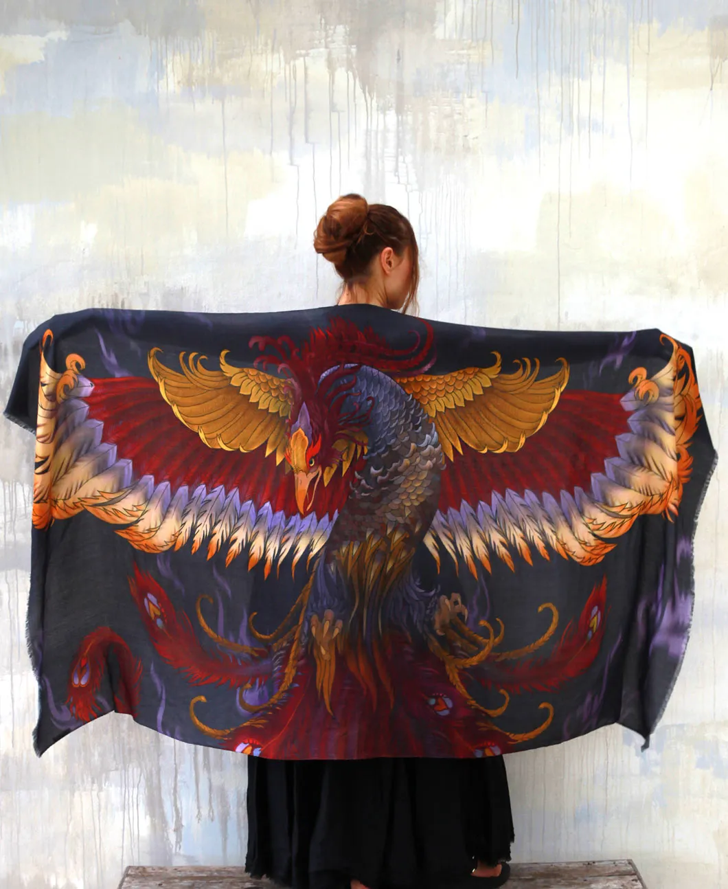 Phoenix Bird Shawl