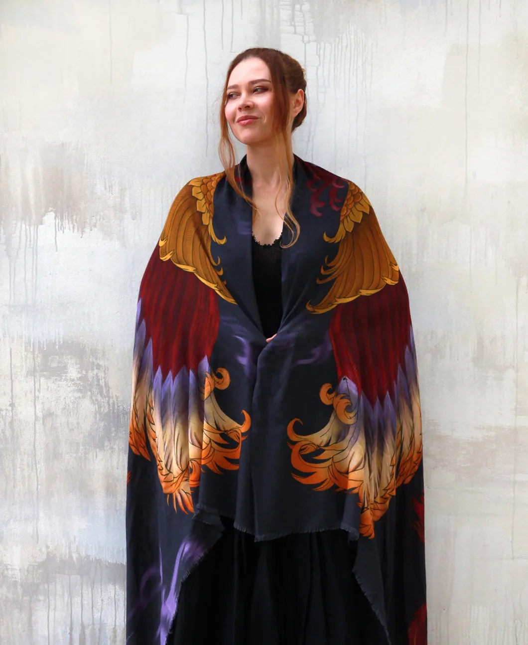 Phoenix Bird Shawl