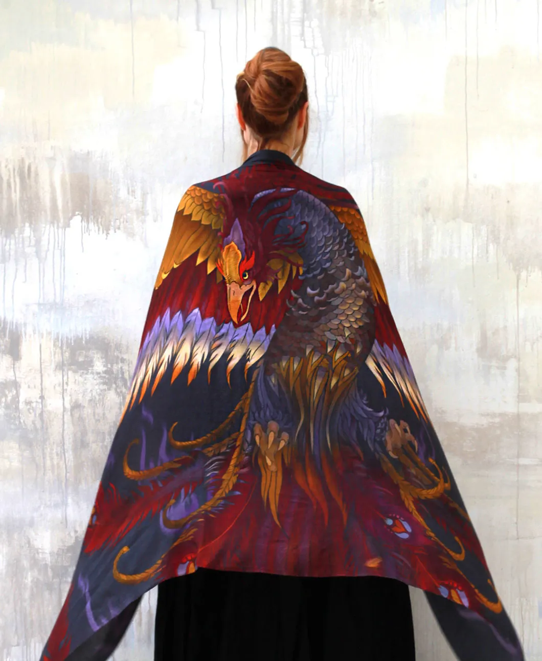 Phoenix Bird Shawl