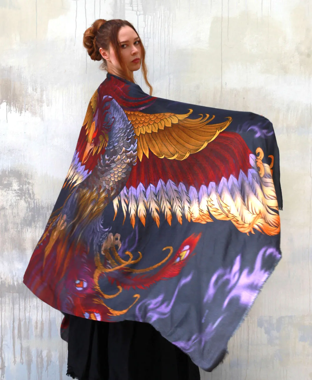 Phoenix Bird Shawl