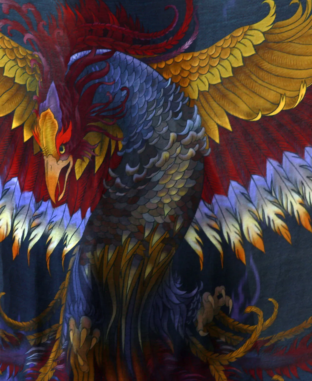 Phoenix Bird Shawl