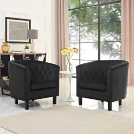 Prospect 2 Piece Performance Velvet Armchair Set by Modway