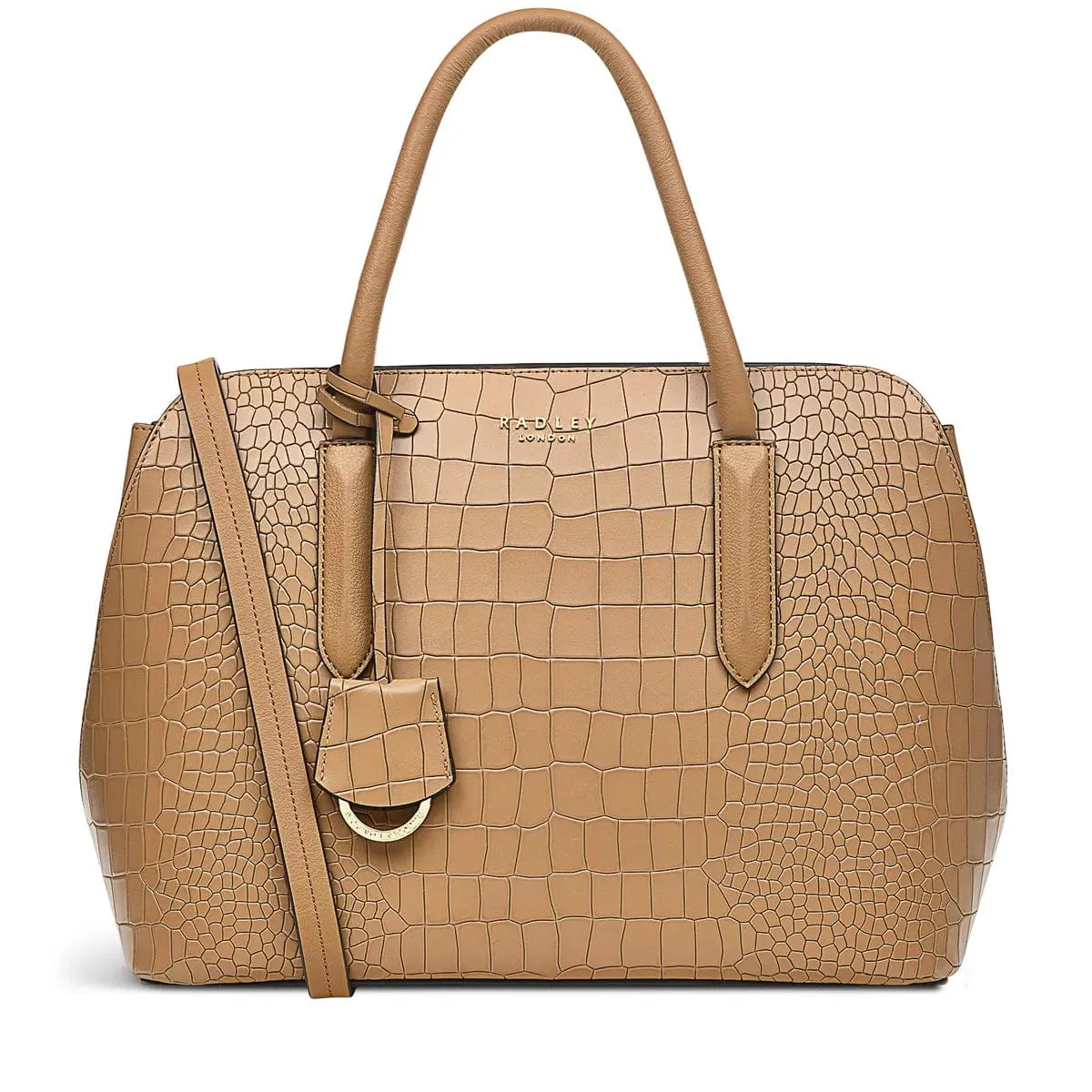 Radley Liverpool Street 2.0 Croc Butterscotch Bag