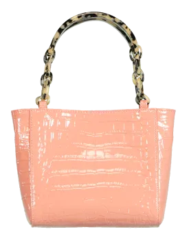 Rose Embossed Crocodile Micro Tote
