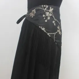 Silk Embroidery Tassel Cummerbund Belt