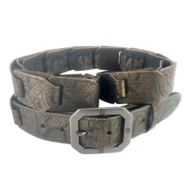 TODD BLOOM - "METRO DECO" Reversable Laser Etched Belt