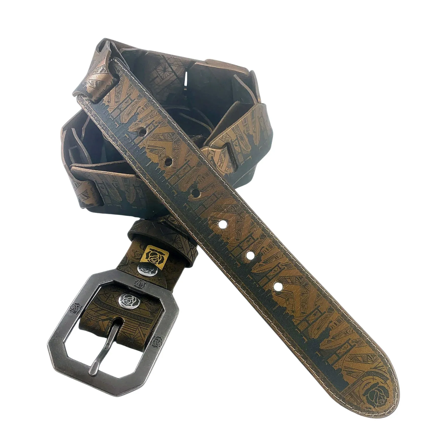 TODD BLOOM - "METRO DECO" Reversable Laser Etched Belt