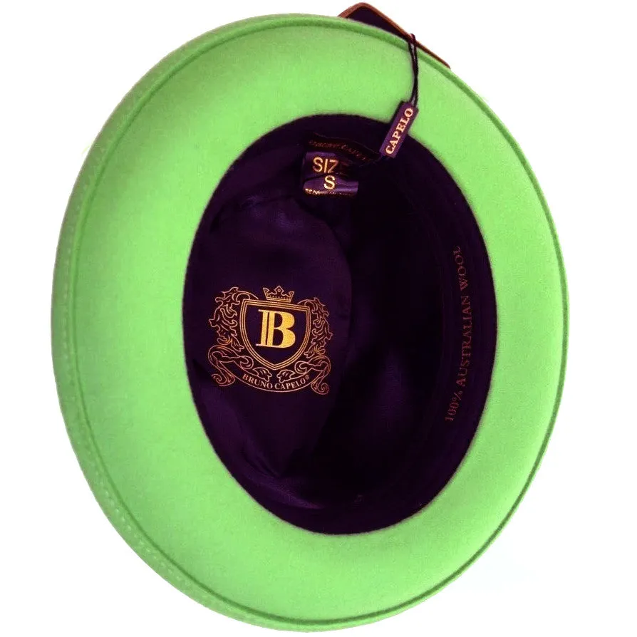 Untouchable Wool Fedora with Satin Hat Band by Bruno Capelo