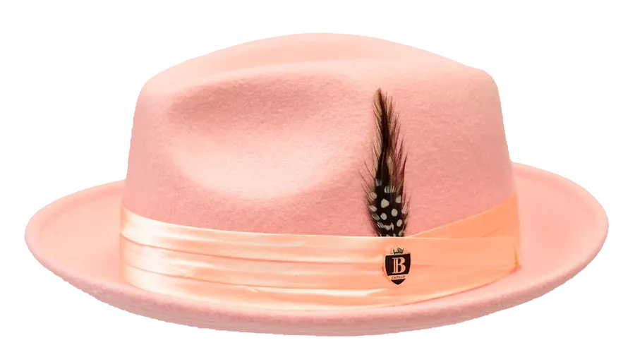 Untouchable Wool Fedora with Satin Hat Band by Bruno Capelo