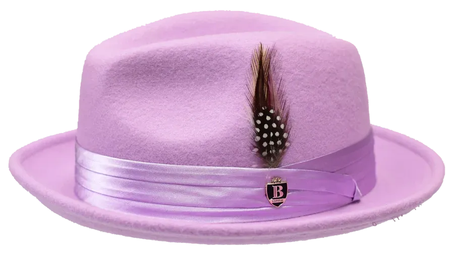 Untouchable Wool Fedora with Satin Hat Band by Bruno Capelo