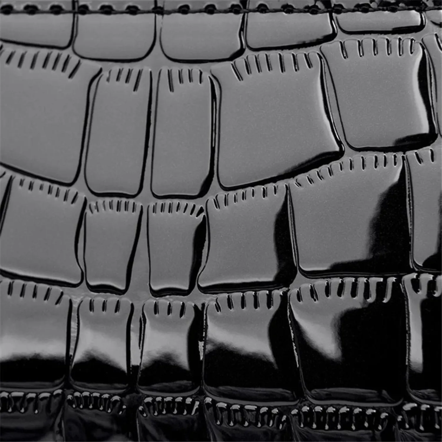 Vintage Luxe Croc-Embossed Handbag